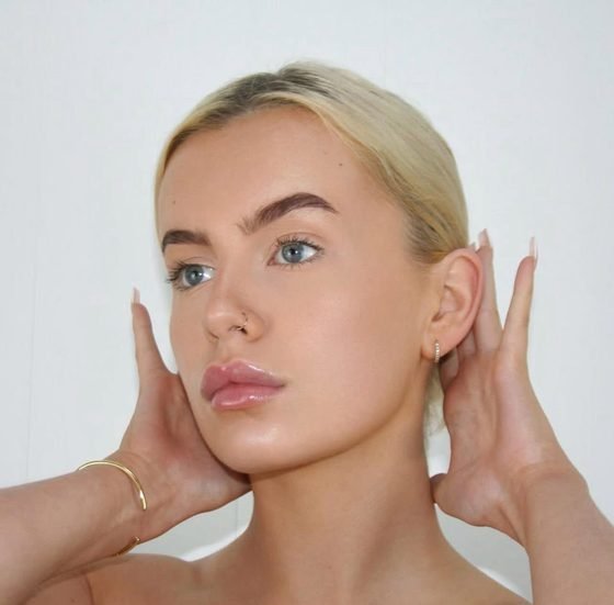A natural lip enhancement result